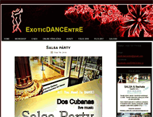 Tablet Screenshot of exoticdancentre.cz